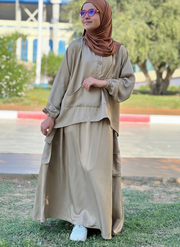 Ensemble Modeste Fille – Jupe cargo ( Hijabi )